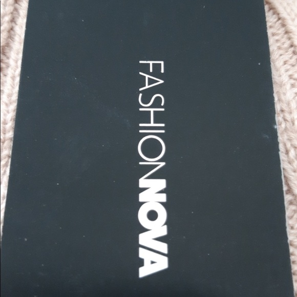 🆕 FASHION NOVA Blush Pink Knit Sweater -New w/ Tags!!! - Picture 7 of 12